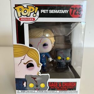 Funko Pop! Pet Sematary Gage & Church Figures #729